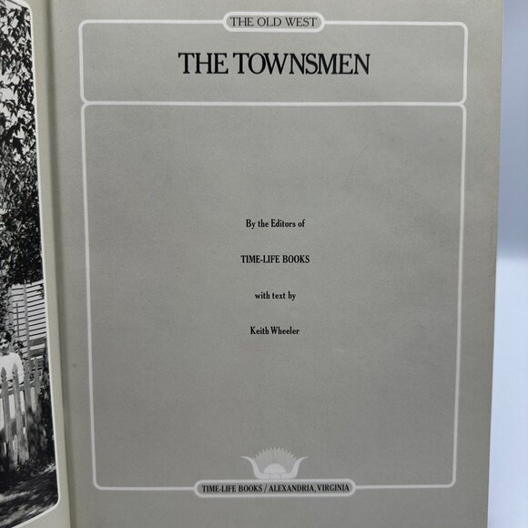 The Old West The Townsmen Time Life 1978 Hardcover Brown Embossed Cover - Picture 4 of 5